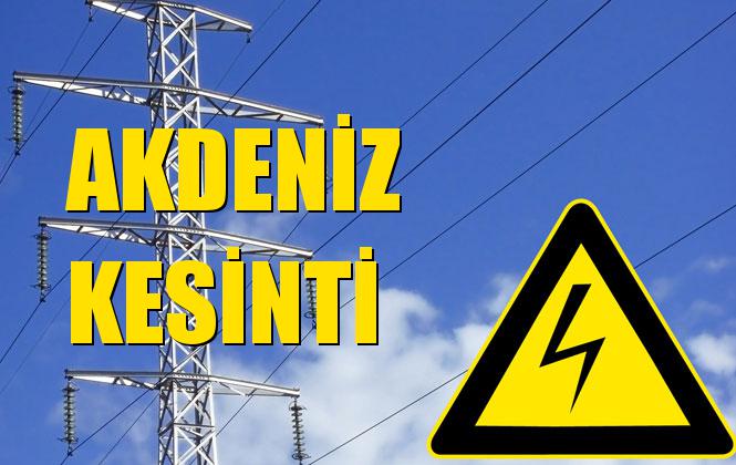 Akdeniz Elektrik Kesintisi 03 Aralık Salı