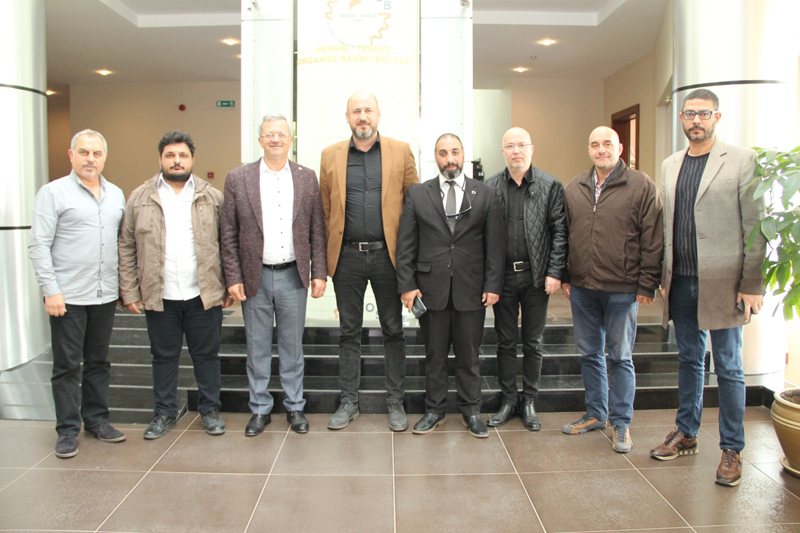 MTOSB Başkanı Tekli, Tarsus Gazeteciler Cemiyeti Yönetimini Ağırladı