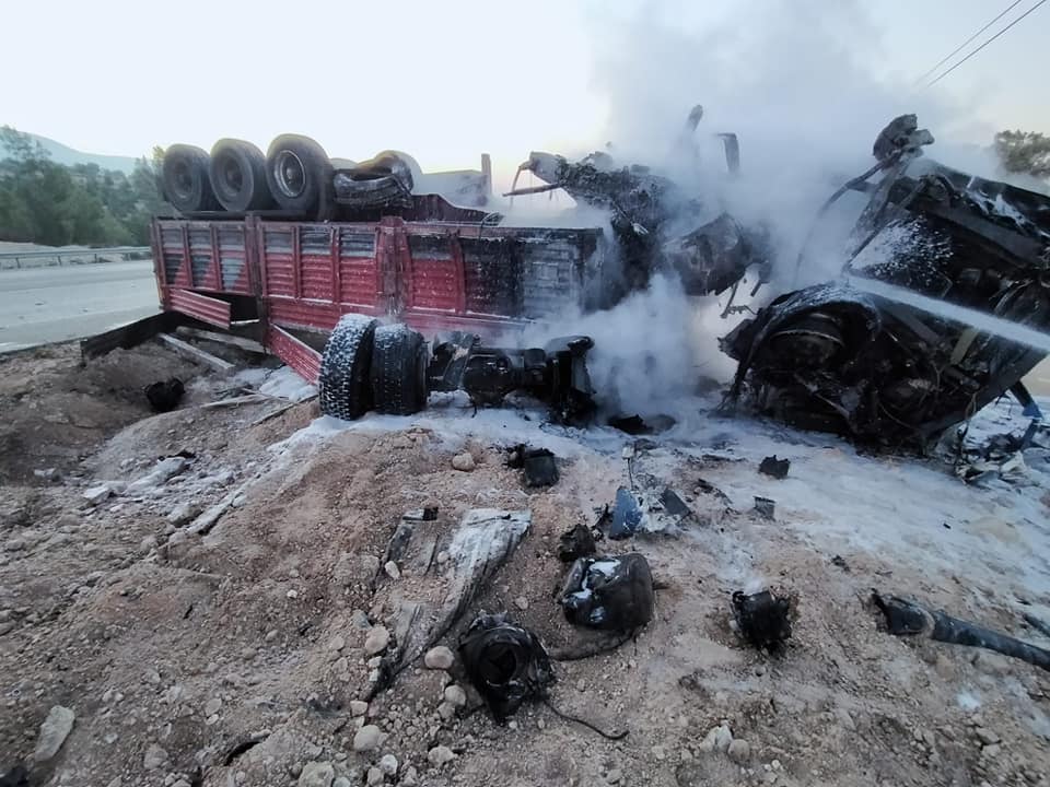 Mersin Mut'ta Trafik Kazası