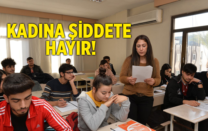 8 İlçedeki Aynı Anda "Kadına Şiddete Hayır" Bildirisi Okundu