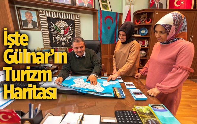 Gülnar Turizm Haritası Hazırlandı