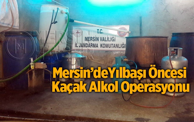 Mersin Tarsus'ta Kaçak Alkol Operasyonu