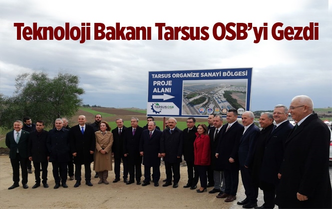 Sanayi ve Teknoloji Bakanı Varank Tarsus OSB'de İncelemelerde Bulundu