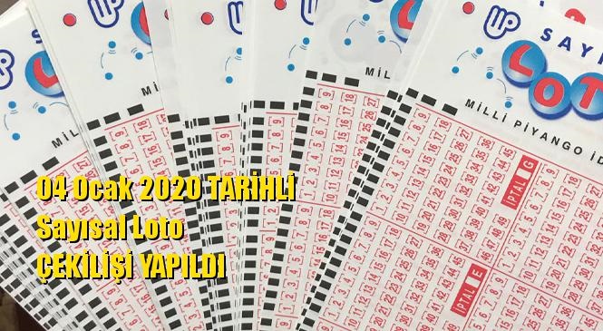 04 Ocak 2020 Sayısal Loto Sonuçları