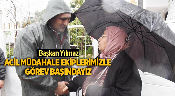 Başkan Yılmaz Mahallelerde Saha İncelemesi Yaptı