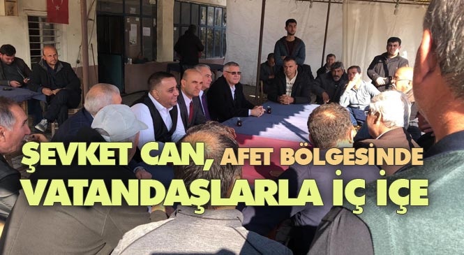 Şevket Can Sel Afetinin Yaşandığı Bölgedeki Çiftçileri Yalnız Bırakmadı! Can, Her Zaman Tarsuslularla İç İçe!