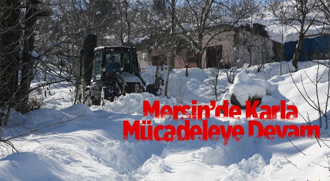 Belediye Karla Mücadeleye Devam Ediyor