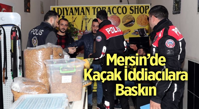 Mersin'de Kaçak İddia Operasyonu