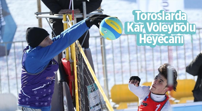 Kar Voleybolu Türkiye Şampiyonası Heyecanı Toroslar'da