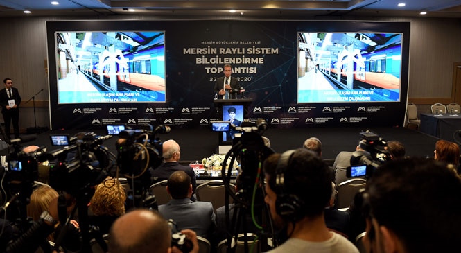 Mersin Raylı Sistem İçin Hedef 2020’de İlk Kazmayı Vurmak