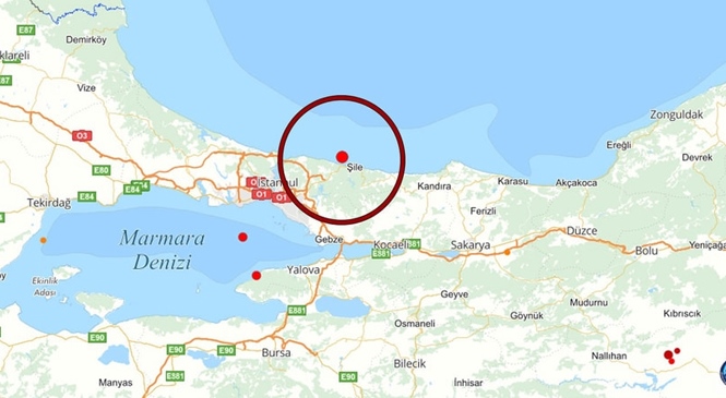 İstanbul’da 3.1 Büyüklüğünde Deprem