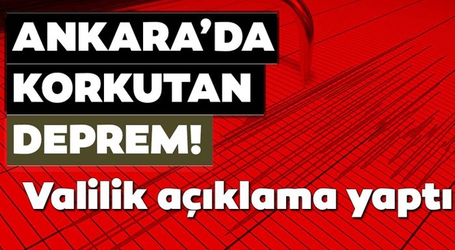 Merkez Üssü Ahmetadıl-Akyurt (Ankara) Olan 3.3 Büyüklüğünde Deprem Meydana Geldi