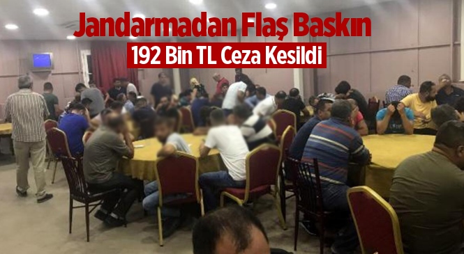 Mersin Tarsus'ta Tombala Operasyonu