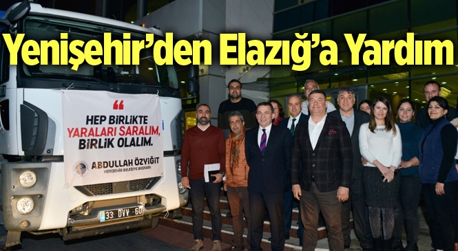 Yenişehir’den Deprem Bölgesine Yardım Gönderildi