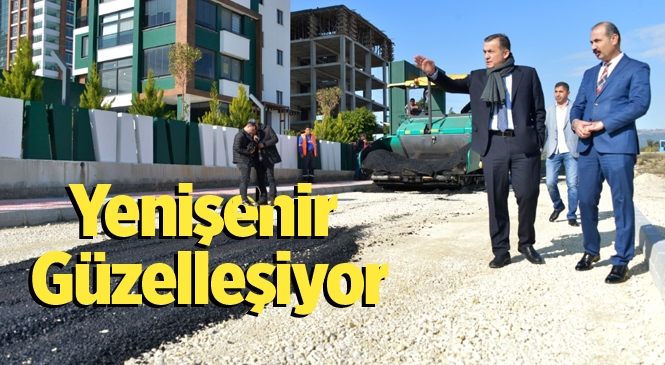 Yenişehir’de Asfalt Çalışmaları Sürüyor