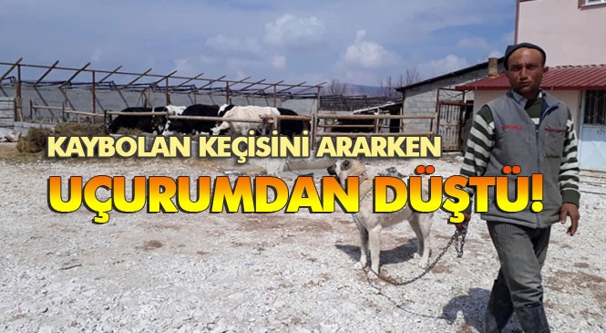 Mersin Gülnar'da Kaybolan Keçisini Ararken Uçurumdan Düşen İsa Demir İsimli Adam Hayatını Kaybetti