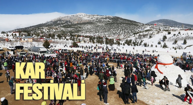 Mersin Kar Festivali! Toroslar Belediyesi Tarafından Arslanköy'de Düzenlenen Kar Festivalinin 1. Günü Coşkuyla Geçti