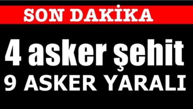 Milli Savunma Bakanlığı: İdlib'de Çıkan Çatışmada Dört Askerimiz Şehit Düşerken, Biri Ağır Dokuz Askerimizin De Yaralandı