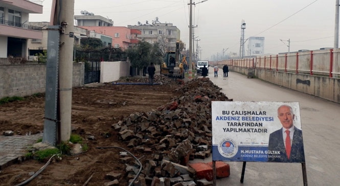 Mersin'in Akdeniz İlçesi Karacailyas Mahallesindeki Sokaklar Asfaltlanacak