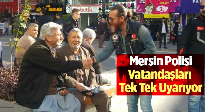 Mersin Polisi Vatandaşları Uyuşturucuya Karşı Uyarıyor