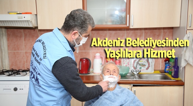 Akdeniz’de ‘evde Bakım ve Temizlik Hizmeti Hız Kesmeden Devam Ediyor