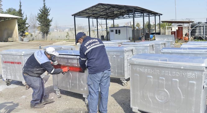 Yenişehir Çöp Kutularında da Tasarruf Sağlıyor