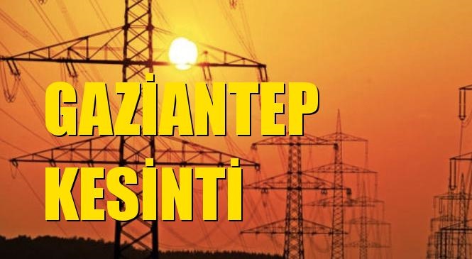 Gaziantep Elektrik Kesintisi 01 Mart Pazar