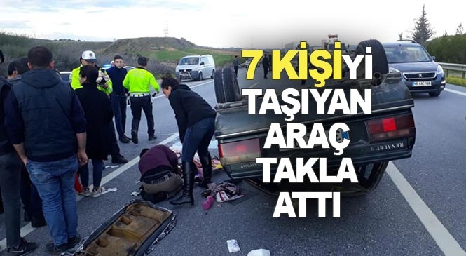 Mersin - Adana Otobanında Feci Kaza 7 Kişi Yarlandı