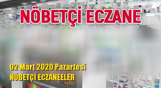 Mersin Nöbetçi Eczaneler 02 Mart 2020 Pazartesi