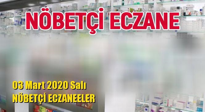 Mersin Nöbetçi Eczaneler 03 Mart 2020 Salı