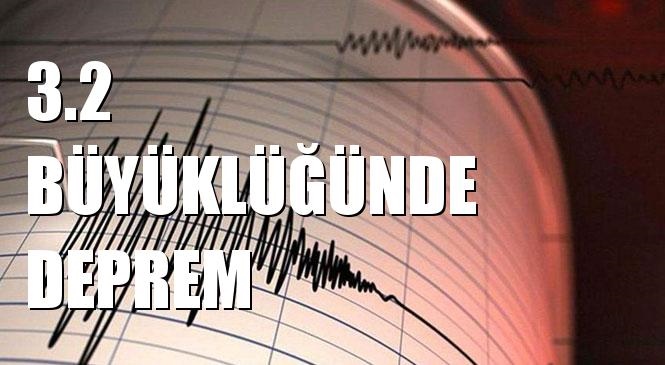 Son Depremler! Merkez üssü Manisa Kırkağaç olan 3.2 Büyüklüğünde Deprem Meydana Geldi