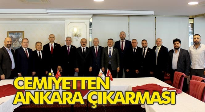 Tarsus Gazeteciler Cemiyeti'nden Ankara Çıkarması! İhtiyaçlar İletilip, Devam Eden ve Yeni Kazandırılacak Projeler Görüşüldü