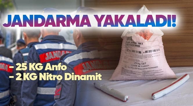 Mersin Erdemli Kumkuyu’da İzinsiz Patlayıcı Kullanan Şahıs Jandarma Tarafından Yakalandı