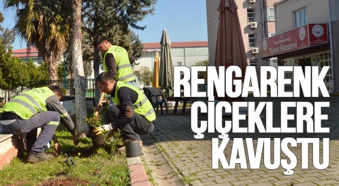 Mersin Tarsus’taki Huzurevi Bahçesinde Kapsamlı Bakım Çalışması Yapıldı! Huzurevi Sakinleri, Rengarenk Çiçeklere Kavuştu