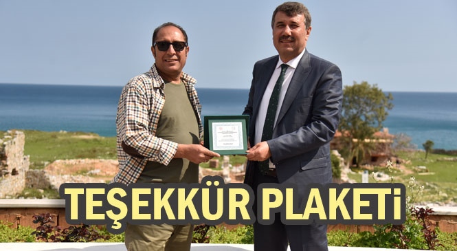 Başkan Kılınç’a Teşekkür Plaketi