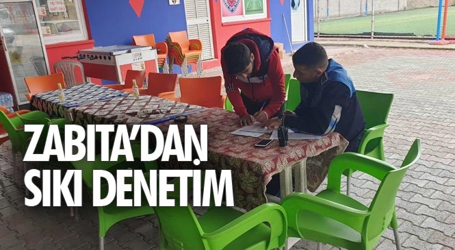 Toroslar Zabıtası'ndan Halka Açık Eğlence ve İstirahat Yerlerinde Sıkı Denetim