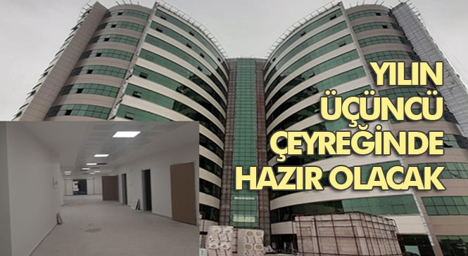 Tarsus Yeni Devlet Hastanesi Yapımı Son Hızla Devam Ediyor