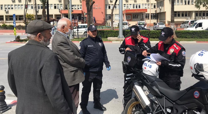 Mersin Tarsus’ta Alınan Salgın Tedbirleri Kapsamındaki Yasağı Delen Yaşlılara 392 Lira Ceza