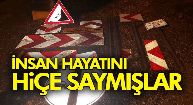 Sürücüler İçin Hayati Önem Taşıyan Levhaları Çalmışlar! Mersin Tarsus'ta Yollardaki Yön Levhalarını Çalan 2 Kişi Yakalandı