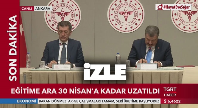 Sağlık Bakanı Dr. Fahrettin Koca ve Milli Eğitim Bakanı Ziya Selçuk, Sağlık Bakanlığı Koronavirüs Bilim Kurulu Toplantısı Sonrası Açıklamalarda Bulundu