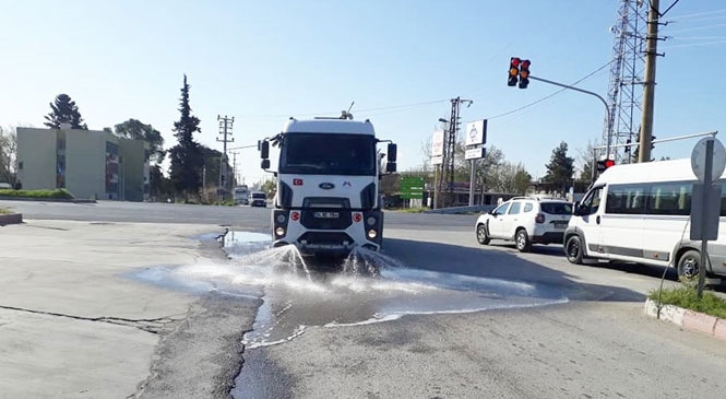 Mersin Büyükşehir’den Yenice’de de Dezenfekte ve İlaçlama Çalışması