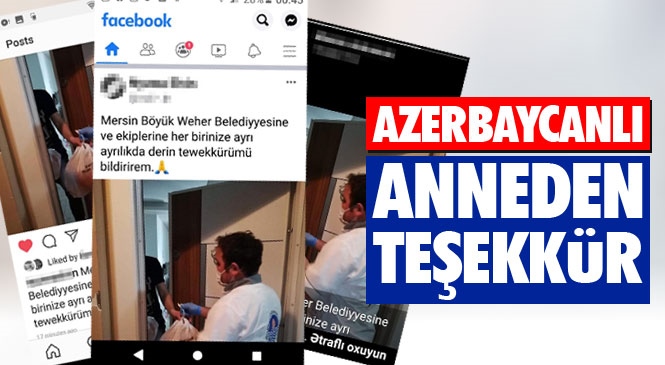 Bakü'deki Anne Talep Etti, Mersin Büyükşehir Ekipleri Azerbaycanlı 3 Öğrencinin Kaldığı Eve Ekmek Ulaştırdı