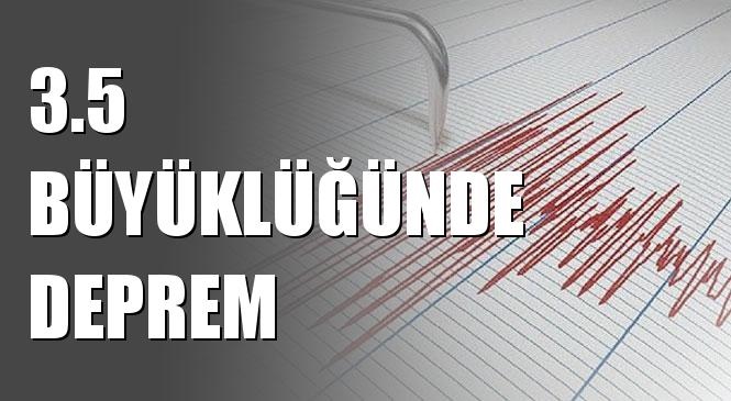 Merkez Üssü Daldere - Gevaş (Van) Olan 3.5 Büyüklüğünde Deprem Meydana Geldi