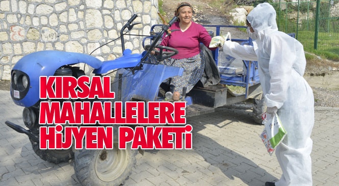 Yenişehir Belediyesi, Mersin Motosiklet Spor Kulübü üyeleri İle Kırsal Mahallelere Hijyen Paketi