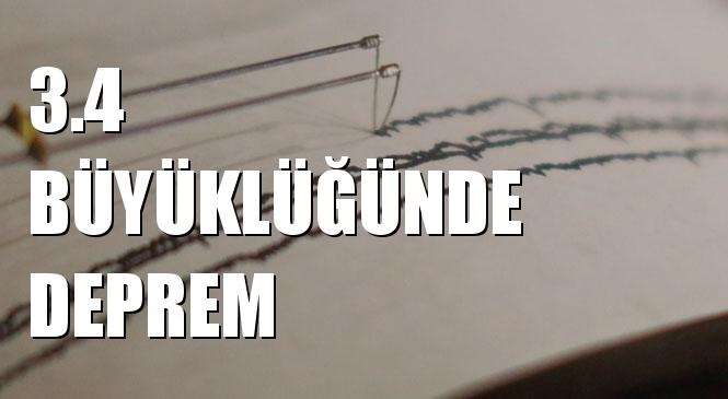 Merkez Üssü Buyuktuzhisar - Bunyan (Kayseri) Olan 3.4 Büyüklüğünde Deprem Meydana Geldi