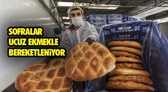 Ekmeğe 25 Kuruş İndirim Yapan Büyükşehir, Ramazan Pidesi Üretimine de Başladı! Mersin Büyükşehir Halk Ekmek’te Ramazan Boyunca Pide 1 TL, Somun Ekmek 50 Kuruş