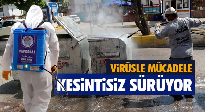 Akdeniz’de Koronavirüs İle Mücadele Kesintisiz Sürüyor