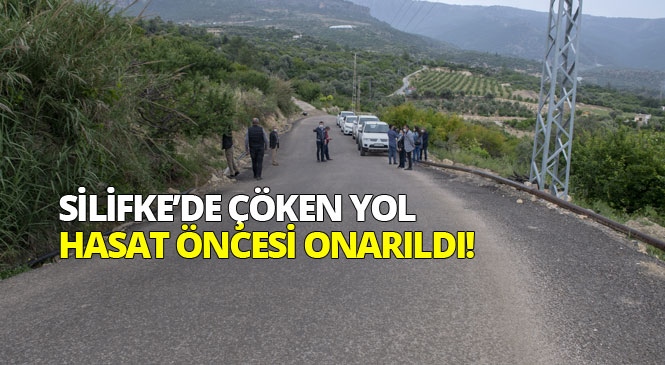 Silifke’de Çöken Yol Hasat Öncesi Onarıldı! Ekipler, Silifke İlçesi’de 5 Mahalleyi Birbirine Bağlayan Grup Yolunu Kısa Sürede Onardı