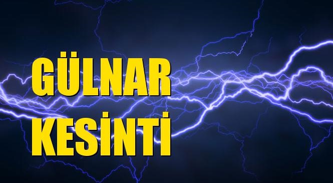 Gülnar Elektrik Kesintisi 16 Mayıs Cumartesi