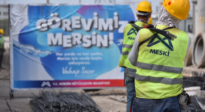 Karacailyas Mahallesi’nde Yağmursuyu Drenaj Hattı Çalışmasına Başlayan MESKİ, Mahalleye 3 Bin 587 Metre Yağmursuyu Hattı Kazandırıyor